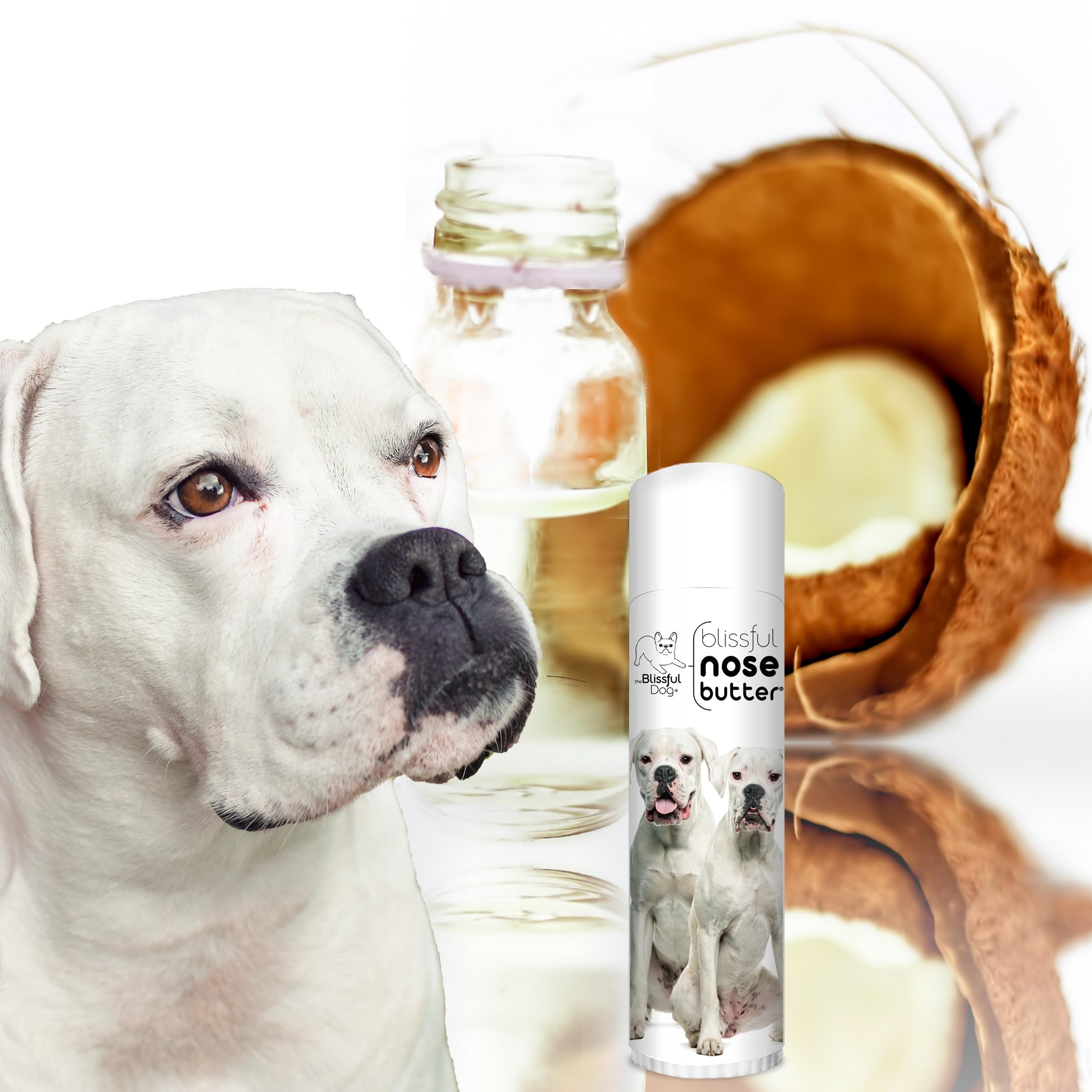 The Blissful Dog White Boxer Unscented Nose Butter, 0.50-Ounce